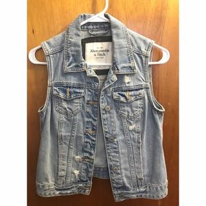 Abercrombie & Fitch Denim Vest